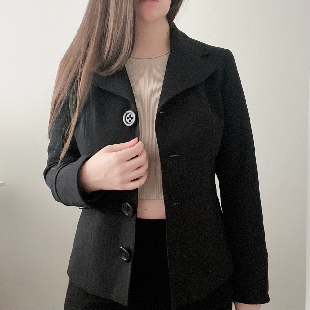 Vintage Seasons Canadian made black blazer